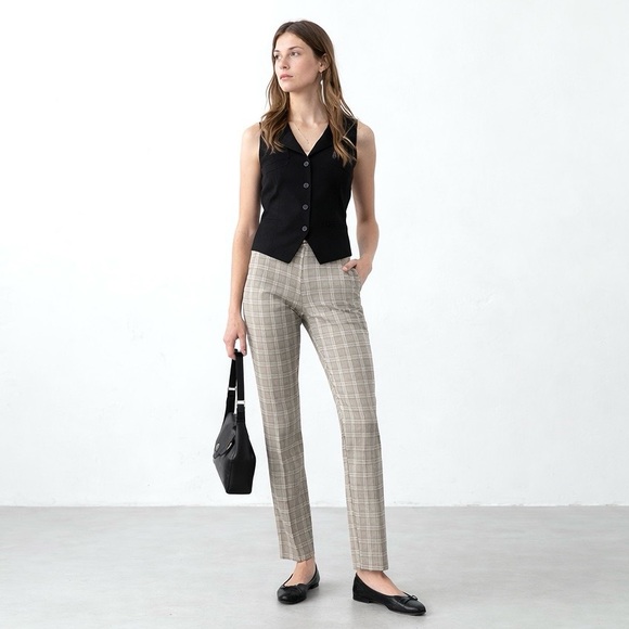 Banana Republic Pants - Banana Republic Plaid Sloan Pants